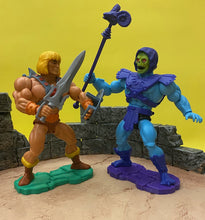 Load image into Gallery viewer, NEW! Rock Base Stands! In 80&#39;s Toy Green and Toy Purple! Double Peg, Standard width (2 pack))