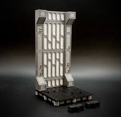 Sci-Fi inspired wall and diorama action figure stand for 3.75
