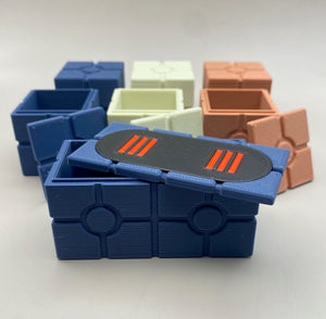 BUNDLE 1 -  Action figure crates accessory with removable tops!
