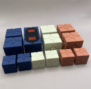 BUNDLE 2 -  Action figure crates accessory with removable tops!