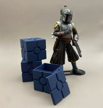 Load image into Gallery viewer, Action figure crate accessory with removable top! (3) per pack