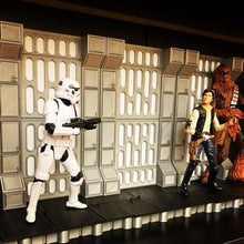 Load image into Gallery viewer, Sci-Fi inspired wall and diorama figure stand for 6&quot; line (Light Wall Version)