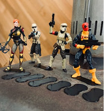 Load image into Gallery viewer, Double Peg Wider Pose 6 inch action figure stands! (qty 8 pieces)