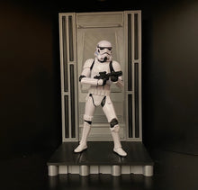 Load image into Gallery viewer, Sci-Fi inspired wall and diorama figure stand for 6&quot; line (Wall Design 1)