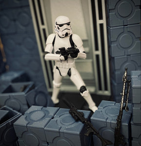 Action figure crate accessory with removable top! (3) per pack