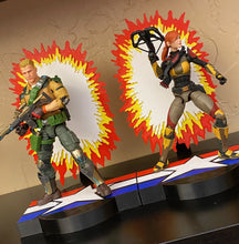 Load image into Gallery viewer, Explosion diorama action figure stand for 6&quot; line (Good Guy Faction)