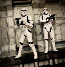 Load image into Gallery viewer, NEW! Sci-Fi inspired wall and diorama figure stand for 6&quot; line (Wall Design 2)