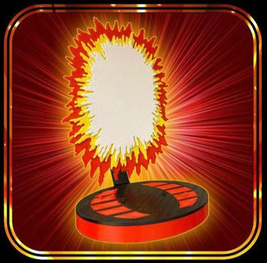 Explosion diorama action figure stand for 6