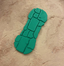 Load image into Gallery viewer, NEW! Rock Base Stands! In 80&#39;s Toy Green and Toy Purple! Double Peg, EXTENDED width (2 pack)