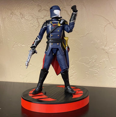 Explosion diorama action figure stand for 6