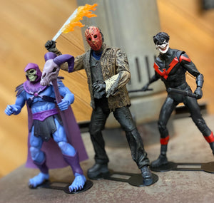 neca figure stands