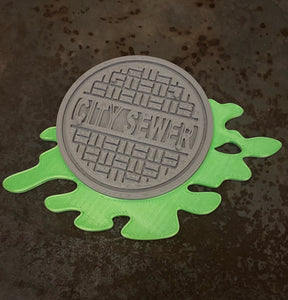 NEW! City Sewer with OOZE Stand! Double Pegged (see description)