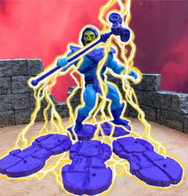 Load image into Gallery viewer, NEW! Rock Base Stands! In 80&#39;s Toy Purple! Double Peg, Standard width (QTY 4)