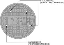 Load image into Gallery viewer, NEW! City Sewer with OOZE Stand! Double Pegged (see description)